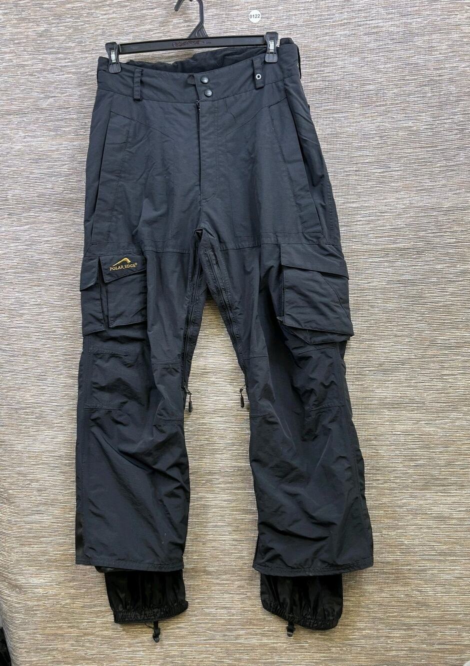 Polar Edge Snow Pants Mens Medium Black Gold Series 10000mm Water Resistant